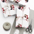 thumbnail image 3 of African American Girl Merry Christmas Holiday Giftwrap Paper White Backgrnd, 3 of 4