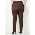 thumbnail image 3 of Catherines Women's Plus Size Sateen Stretch Curvy Pant, 3 of 6