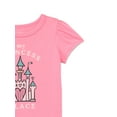 thumbnail image 3 of Garanimals Toddler Girls Graphic Tee with Puff Sleeves, Sizes 18M-5T, 3 of 3