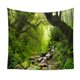 thumbnail image 1 of Tapiz Decorativo de Pared Dormitorio - Bosque Tropical Naturaleza Eco Plantas Cascada - 200 x 150 cm Grande - Papel Pintado de Tela - Tapiz de Pared Estético - Decoración Panorámica JAMW Sencillez, 1 of 5