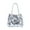 ?? Silver_Hot#1297, variant on Sequin Shoulder Bag Large Capacity | Fashionable Pleated Polyester Handbag | Black, Pink, Gold, Silver | 12x4x10 in | Trendy Western-Style Purse for Women, Lightweight, Versatile, Durable