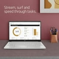 thumbnail image 4 of HP Business & Student Laptop, 15.6" HD Display, AMD Ryzen 3 5300U, 32GB RAM, 1TB SSD, Wi-Fi 5, AMD Radeon Graphics, Webcam, Numeric Pad, Windows 11 Home, Natural Silver, 4 of 8