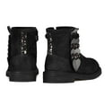 thumbnail image 3 of BOCCA Girls Ankle Boots with Heart, Warm Lined Toddler Winter Shoes, Side Zipper Round Toe Boots For School Outdoor, 3 of 5