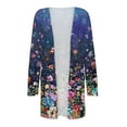 thumbnail image 4 of Cardigans pour Femmes Mode Cardigan Décontracté à Manches Longues avec Poches Imprimé en Liquidation, 4 of 4