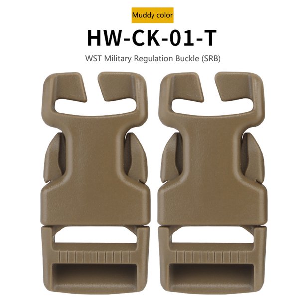 2 hebillas de correa Molle para montaje en superficie, hebillas de chaleco Airsoft (arena) Ehuebsd Para estrenar