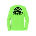 thumbnail image 2 of Gravity Outdoor Co. Long-Sleeve Shirt - Flash Green - Black Logo - 3XL, 2 of 2