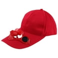 thumbnail image 1 of Sports Baseball Cap Solar Panel Powered Fan Snapback Hat Sun Visor for Outdoor Use Unisex Children Lightweight Design, 1 of 6