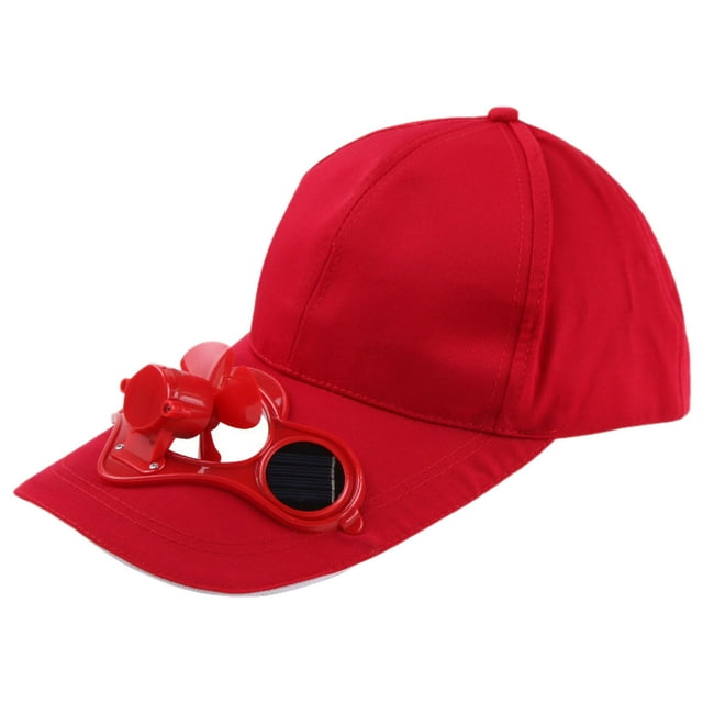 Sports Baseball Cap Solar Panel Powered Fan Snapback Hat Sun Visor for Outdoor Use Unisex Children Lightweight Design