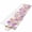 Light Pink White Coral Pink, variant on Round Rugs 3Ft, Pink Blue Spring Floral Round Area Rug Washable Indoor Throw Carpet, Summer Flower Botanical Small Non Slip Circle Rug for Bedroom Living Room Home Decor Aesthetic