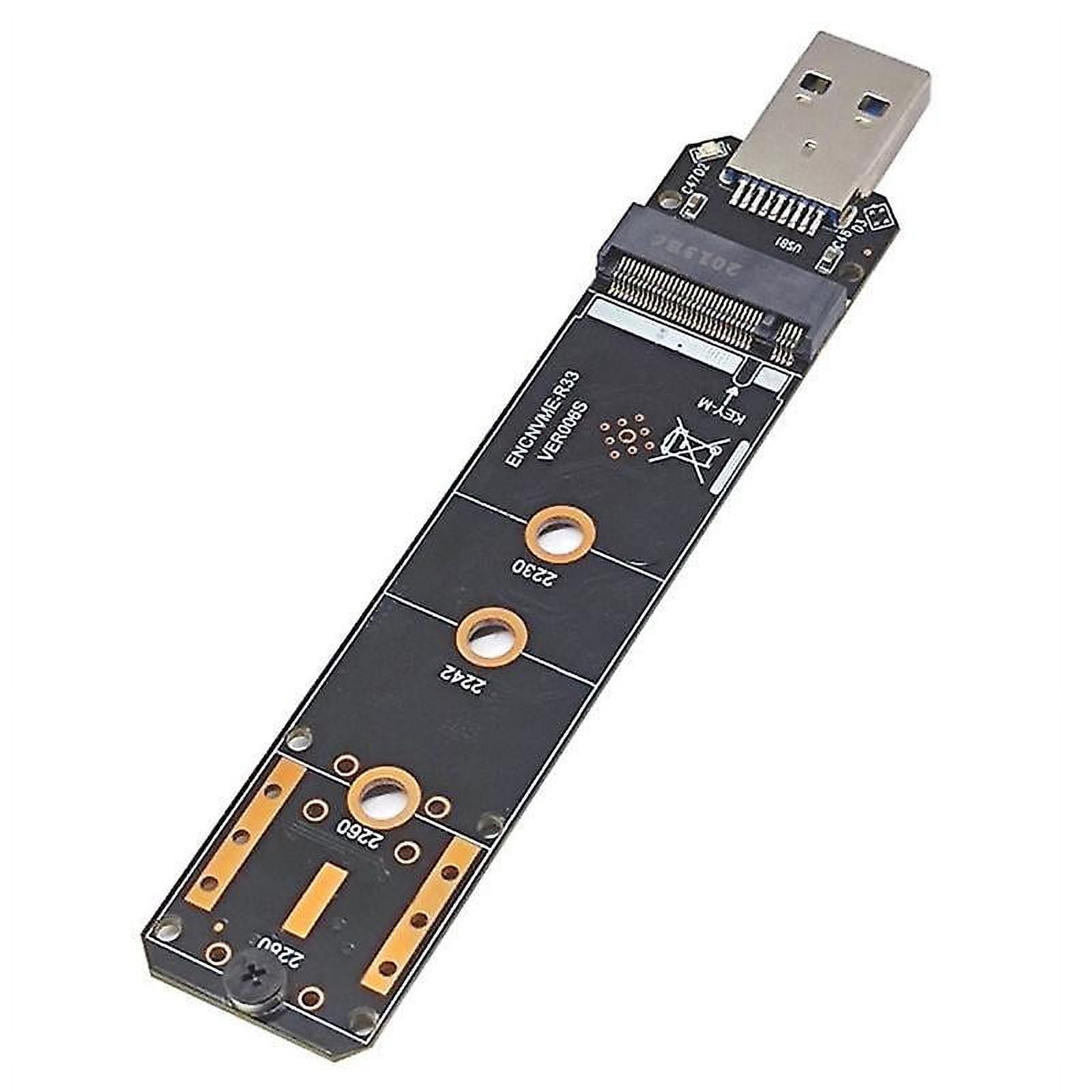 Adaptador M.2 NVME SSD a USB3.2 GEN2 de 10 Gbps Adaptador M.2 NVME SSD ...
