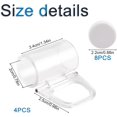 thumbnail image 2 of Lifting Clamp Pull Cordless Roller Blinds Shades Clear Handle Pull,4Pcs Roller Shades Pull Down Clips Lifting Clamp Blind Grip,Cordless Roller Blind Shades Transparent Handle Pull Lifting Clamp Pull, 2 of 7