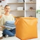 thumbnail image 5 of Bolsa de Almacenamiento Extragrande y Resistente con Asas Reforzadas | Organizador de Ropa con Doble Cremallera | Bolsa de Mudanza de Plástico Plegable para Ropa, Juguetes, Decoración Navideña | Solu, 5 of 6
