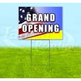 thumbnail image 1 of Grand Opening (18" x 24") Yard Sign, Includes Metal Step Stake, 1 of 6