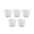 thumbnail image 1 of Macetas para orquídeas con agujeros, maceta para flores, maceta de jardinería, maceta transparente con agujeros, para cocina, jardín y dormitorio Sin platillo 5 pulgadas, 1 of 8