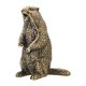 thumbnail image 1 of Figura de marmota de latón en miniatura, estilo retro, realista, para sala de estar, escritorio y hogar., 1 of 9