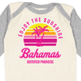 thumbnail image 4 of Inktastic Enjoy the Sunshine Bahamas Summer Paradise Boys or Girls Long Sleeve Baby Bodysuit, 4 of 5