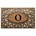 thumbnail image 1 of First Impression Elegant Circles Monogrammed Outdoor Door Mat, 1 of 2