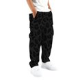 thumbnail image 3 of XIYON Boys Pants Leopard Print Cargo Pants Casual Straight Leg Trousers with Pockets for Outdoor Play 7-8 Years, 3 of 3