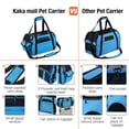 thumbnail image 4 of Transport Bag for Cats Dogs Comfort Airline Approved Travel Tote Soft Side Bag for Pets, 4 of 7