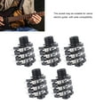 thumbnail image 4 of 5Pcs Stereo Jack Socket 6.35mm 6P Electric Guitars Jack Socket Microphone Connector Pickup Jack Socket Replacement, 4 of 8