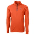 thumbnail image 2 of Men's Cutter & Buck  Orange Albuquerque Isotopes Adapt Eco Knit Stretch Recycled Quarter-Zip Pullover, 2 of 3