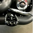 thumbnail image 6 of TARAZON CNC Wide Fat Footpegs Foot Pegs MX Rotating Custom Chopper Bobber Style for Harley Davidson (Black), 6 of 7
