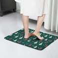 thumbnail image 4 of Dark Green Christmas Tree Pattern Flannel Non Slip Door Rugs,Washable Door Mats Indoor,Decorative Door Mats,Dirt-Resistant and Absorbent Doormat for Entrance,Bedroom,Kitchen,Bathroom,23.5"x16", 4 of 5