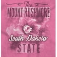 thumbnail image 2 of South Dakota SD State Flower Souvenir Womens Slim Fit Graphic Tee Brisco Brands S, 2 of 3
