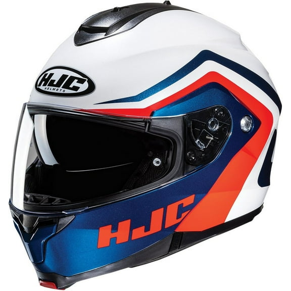 HJC C91 Nepos Modular Motorcycle Helmet Blue/Red LG