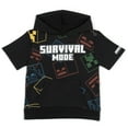 thumbnail image 5 of Minecraft Creeper Zombie Skeleton French Terry Pullover Hoodie and Shorts Toddler to Big Kid, 5 of 5