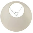 thumbnail image 5 of Simplee Adesso White Fabric Uno Lamp Shade, 10"H x 15"D, Transitional Style, Adult Office, Dorm Room, 5 of 6