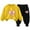 T943-Yellow, variant on UAYOTSE Girls Outfit Sets 2 Pieces Long Sleeve Pullover Printed Girls Clothing Sets Orange Size 6 T,Sizes 8-9 Years