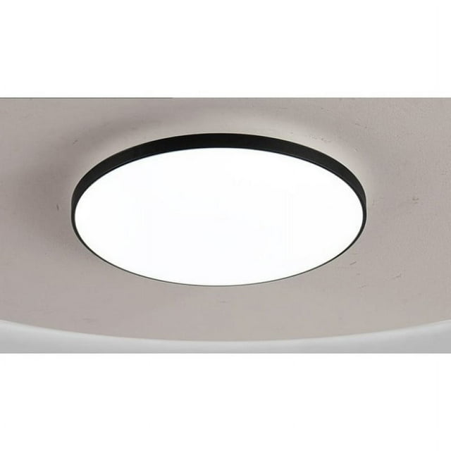 LE Deckenlampe 15W, LED Deckenleuchte IP54 Wasserfest, 3000K 1250LM Badezimmer Lampe, Rund Badlampe Decke, ideal para Bad Schlafzimmer Flur Küche Wohnzimmer Balkon, Kaltwei?, ?22cm