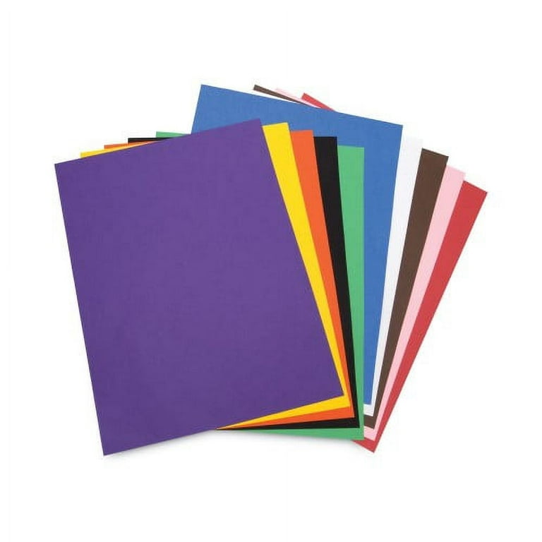 Pacon Tru-Ray Construction Paper, 76 lb Text Weight, 18 x 24, Assorted,  50/Pack