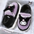 thumbnail image 1 of Sanrio zapatillas de felpa para mujer, zapatos de Hello Kitty, Kuromi My Melody, Zapatillas de algodón para el hogar, cálidos, invierno, Kawaii, cumpleaños, regalos de navidad, 1 of 4