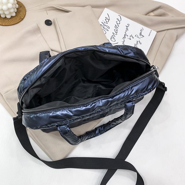 Bolsa de hombro suave de algodón plisado para mujer, de mano de lujo de Color sólido para mujer Tmvgtek Para Estrenar