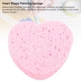 thumbnail image 4 of Watercolor Painting Sponge, Odorless Heart Shape 2 Pcs Soft Painting Sponge with Storage Box for Craft Projects Roseate, 4 of 7