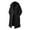 Black, variant on Daznico Jackets for Men,Autumn Trench Coat Mid Length Hooded Trench Jacket,Mens Winter Coats,Size:L