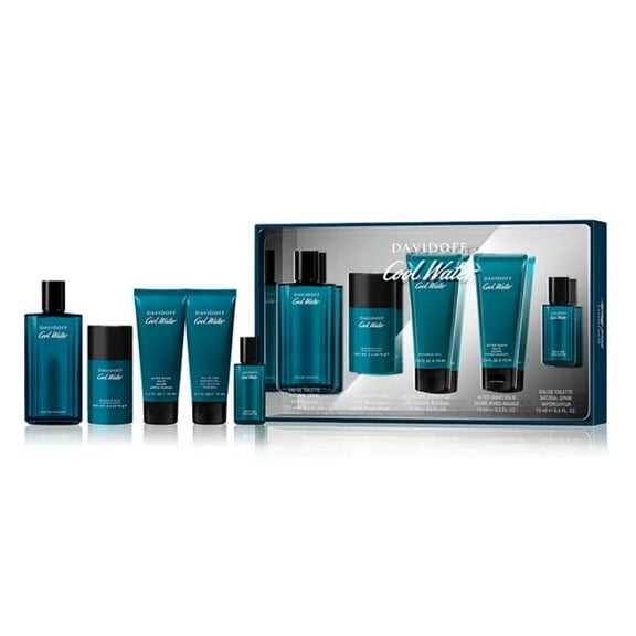 Davidoff DAVID99260129778 Cool Water Set for Men - 5 Piece
