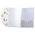 thumbnail image 3 of 10PCS European style Laser Cut Wedding Invitations Cards Tri-Fold Lace Business invitation Cards Party Decoration, 3 of 3