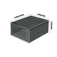 thumbnail image 3 of Saving Transparent Shoe Box Plastic Shoe Box Shoe Organiser Shoe Box Organiser Transparent Shoe Rack Drawer Shoe Boxes, 3 of 6