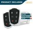 thumbnail image 5 of AKS KEYS New Replacement Smart Key Fob for Cadillac Escalade 2015 - 2020 6B FCC# HYQ2AB, 5 of 5