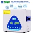 thumbnail image 5 of DK SONIC Ultrasonic Cleaner with Digital Timer and Basket for Denture, Coins, Small Metal Parts, Record, Circuit Board, Daily Necessaries, Lab Tools,etc (3L, 110V), 5 of 6