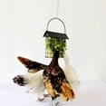 thumbnail image 3 of Cheers.US Chicken Foraging CoopToys for Hens,Hanging Iron Feeding Treat Box,Parrot Bird Vegetable Veggie Feeder, 3 of 5