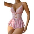 thumbnail image 5 of CAILDANL Women's lace pajama set, 5 of 5