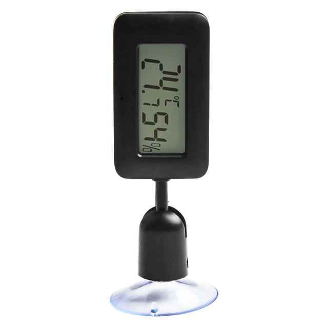 Hygrometer and Digital Temperature Gauge for Home Aquariums and Terrariums