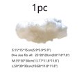 thumbnail image 3 of 1pc Cloud Shaped Wall Hanging, Simple White Polyester Prop Cloud Design Hanging Decoration For Home, 3 of 5