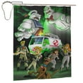 thumbnail image 2 of Ghostbusters Shower Curtain Cartoon Art Bath Shower Curtains with 12 Hooks, Waterproof Washable Polyester Bathroom Home Decor Set 60x72 Inch Iron, 2 of 8