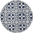 thumbnail image 4 of SAFAVIEH Chatham CHT729C Handmade Dark Blue / Ivory Rug, 4 of 10