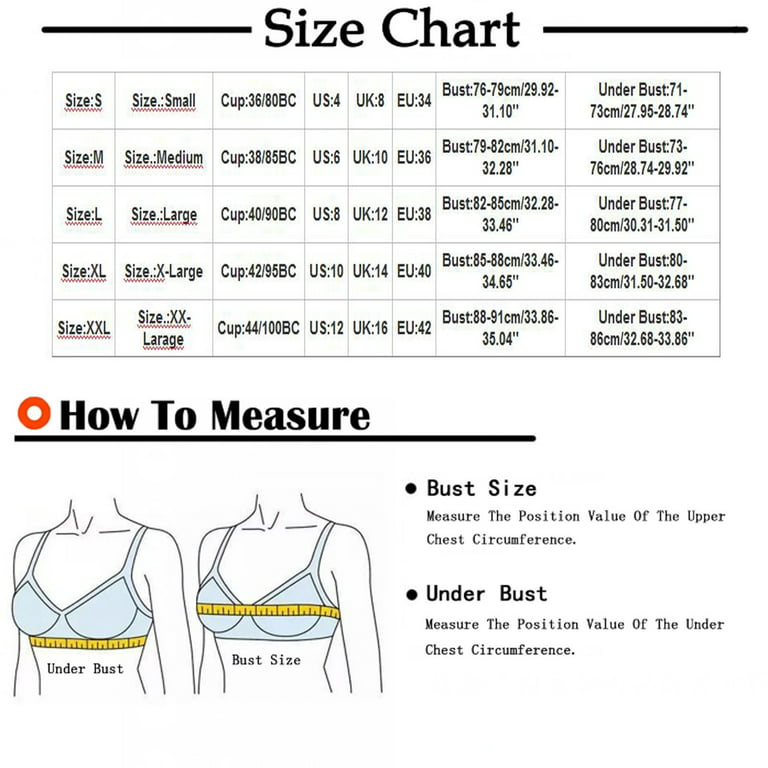 Girls Bras 12-14 Years Old, Women's Embroidered Glossy Comfortable  Breathable Bra Underwear No Rims, Minimizer Bra for Heavy Breast 